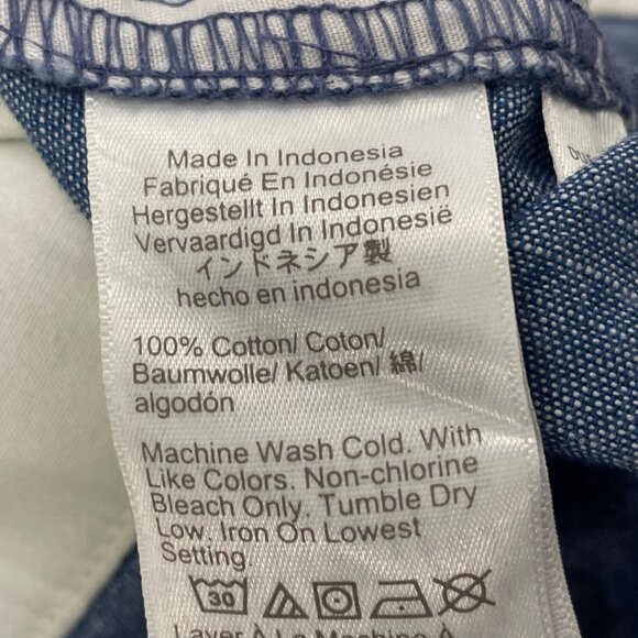 J.Crew Womens Chambray Shorts Blue Tailored Fit Summer Wear Size 4  - New - Picture 7 of 10